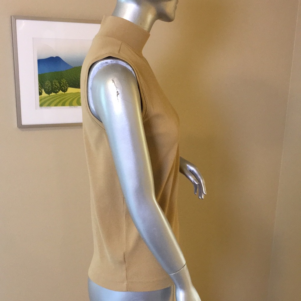 LOFT | Perfect Ribbed Mock Neck Tank Top - Picture 7 of 10